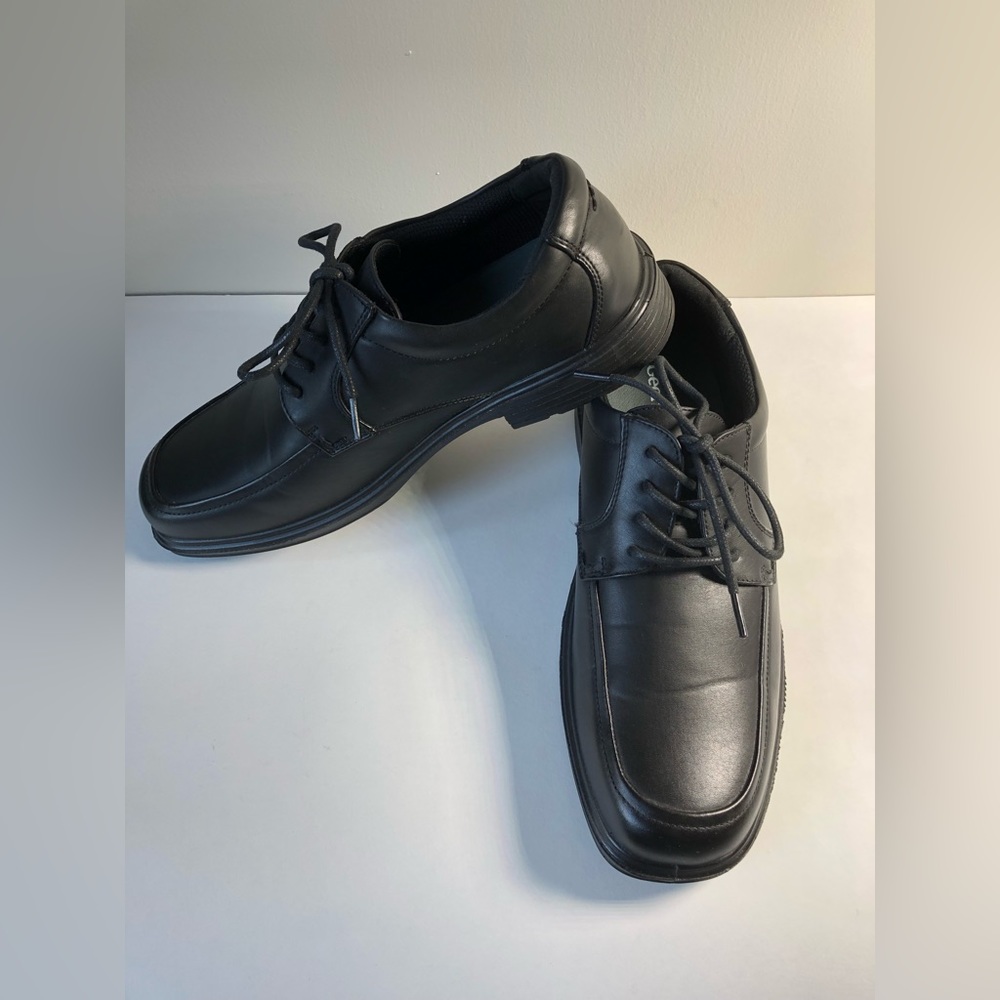 Men's Dress Shoes Faux Leather Black Size 10